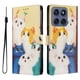 thumbnail image 1 of FOXDOCK Funda Tipo Cartera para Motorola Moto G86 con Soporte y Correa – Diseño de Patrones Lindos, 1 of 6
