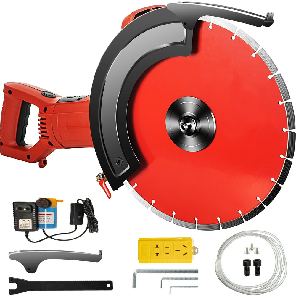 VEVOR Electric Concrete Saw, 14" Concrete Cutter, 15Amp Concrete Saw