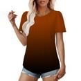 thumbnail image 4 of Zuesphe Summer Tops for Women 2025 Cropped Linen Shirts for Women Cropped Womens Short Sleeve Blouses for Work Active T Shirts for Women, 4 of 5