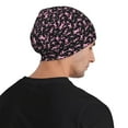 thumbnail image 5 of Naloa Breast Cancer Awareness (2) Soft Beanie Hat, Knit Beanie Daily Beanie in Fine Knit for Women Men Winter Travel, Outdoor, 5 of 7
