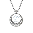 thumbnail image 1 of Sagittaire Signe Constellation Colliers Pendentif Lune Rétro Étoiles Bijoux, 1 of 3