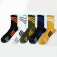 thumbnail image 2 of S Calcetines deportivos para niños y adultos, calcetines deportivos de baloncesto, acolchados, transpirables, toalla gruesa, tobillo para protección, medias de tubo medio antidesl, 2 of 5