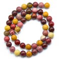 thumbnail image 4 of Joyas de Piedras Naturales Redondas de Jaspe 8 Mm Sunnimix Cuentas de mookaita, 4 of 4