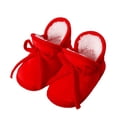 thumbnail image 2 of Huanglei Soft Sole Baby Sneakers For Boys And Girls Flexible First Walking Shoes With Sock Design For And Toddlers , Size 5 ,Red, 2 of 4