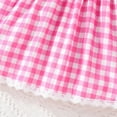 thumbnail image 6 of Little Girl Dresses Pink Dress Pink Plaid Birthday Party Dress Party Dresses Clothes Kids Sundress,Size 5 Years-6 Years, 6 of 8