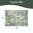 thumbnail image 5 of SIXHOME 5'x7' Abstract Area Rugs Modern Soft Washable Rug Neutral Non-Slip Indoor Rug for Living Room Bedroom Dining Room Office Lightweight Foldable Carpet Ideal for High Traffic Areas Green, 5 of 7
