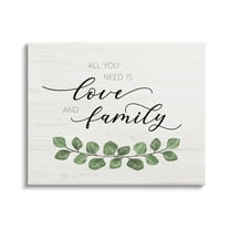 Stupell Industries Need Love and Family Inspirational Calligraphic Sign,30 x 24, Design by Natalie Carpentieri