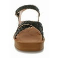 thumbnail image 3 of London Rag Sephone Woven Square Toe Womens Wedges, 3 of 9