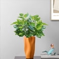 thumbnail image 3 of Planta artificial vibrante realista hoja falsa exquisita mano de obra simulación planta verde para decoración del hogar, 3 of 8