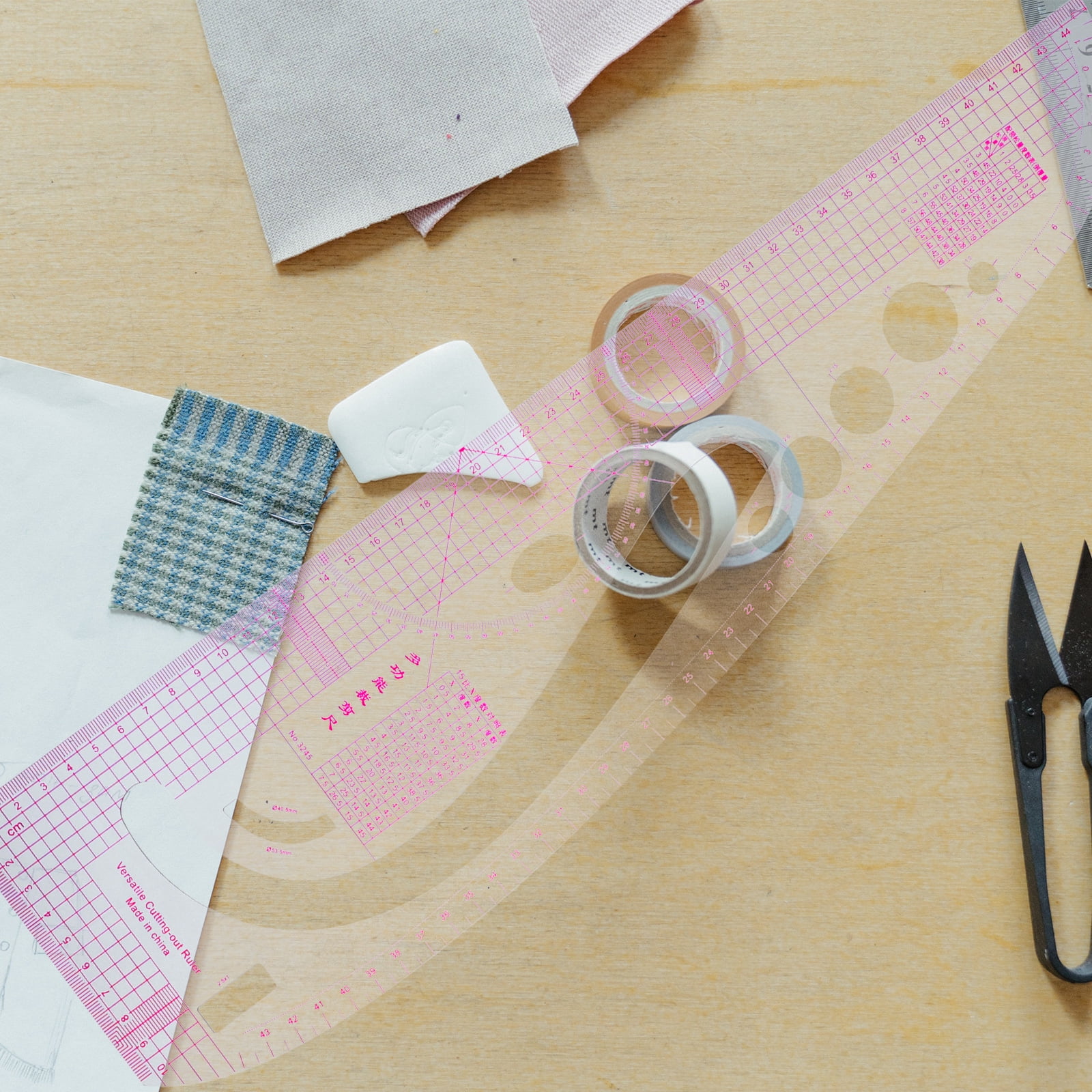 Cutting Ruler French Curve Sewing Accessories Fabric Quilting Metric Shaped Rulers