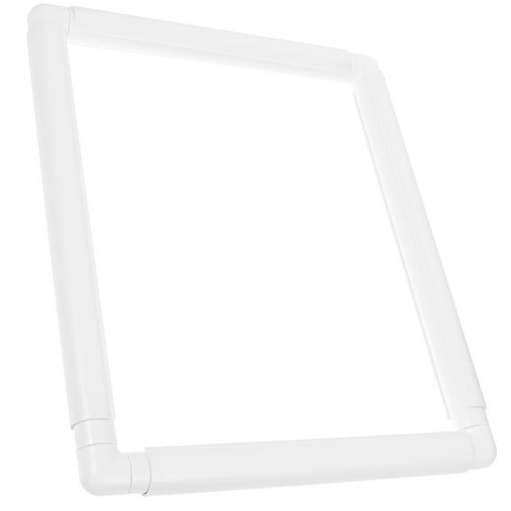 PTOOTP White PVC Embroidery Frame for DIY Craft Sewing and Cross Stitch