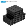 thumbnail image 3 of Unique Bargains Staples for Stapler, 6 Pack(1000Pcs Staples Per Pack) #10 Mini 3/16 Inch Length Staples Jam Free Black, 3 of 7
