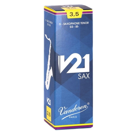 Vandoren Tenor Sax V21 Reeds Strength #3.5; Box of