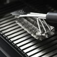thumbnail image 2 of Z GRILLS BBQ Brush Scraper Cleaning Tool Triple Head Stainless Steel, 2 of 6