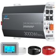 thumbnail image 1 of Inversor de corriente ZETAWALE de 3000 W, onda sinusoidal pura, 12 V DC a 120 V AC, 1 of 8