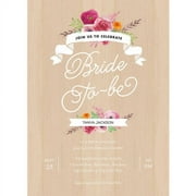 Rustic Shower Standard Bridal Shower Invitation