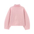 thumbnail image 3 of Tawop Womens Sweatshirts Womens Tops Sweatshirt Long Sleeve Warm Pullover Solid Pink L, 3 of 3