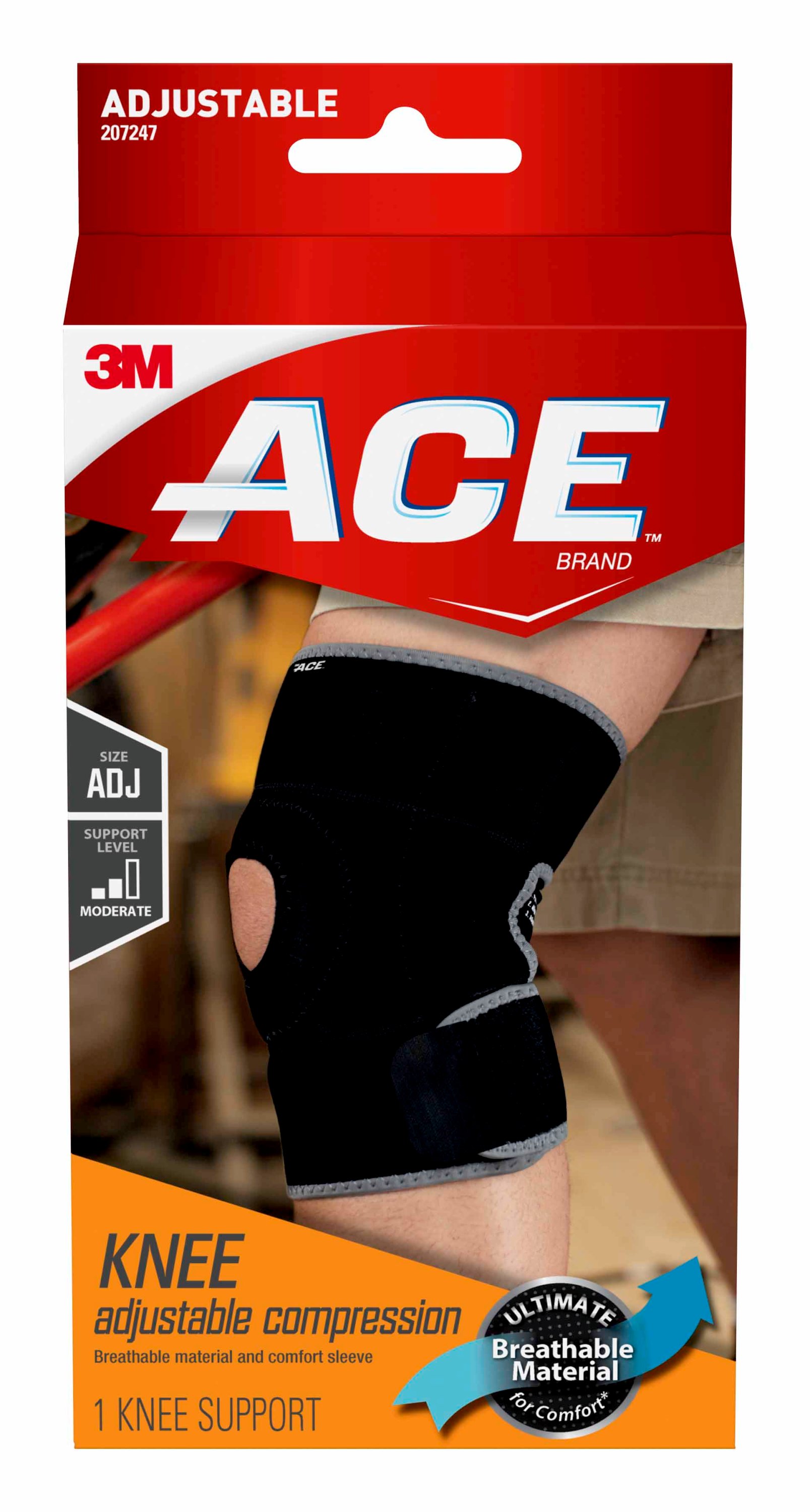 Ace Adjustable Compression Knee Support