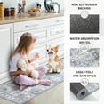 thumbnail image 6 of Kitchen Rugs Sets of 3 Grey Kitchen Mats 3 Piece SetKitchen Runner Rugs Non Skid Washable Boho Kitchen Rug Set Carpets for Laundry Room Front Door, 6 of 6