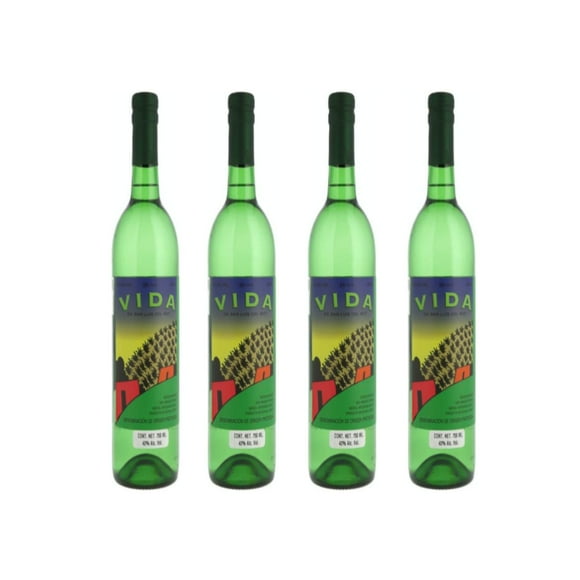 Pack de 4 Mezcal Vida Blanco 750 ml