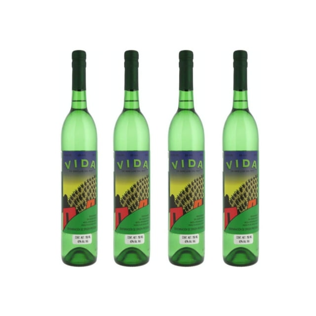 Pack de 4 Mezcal Vida Blanco 750 ml