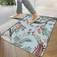 thumbnail image 3 of Nutksea Bird Decor Doormat Outdoor - Beautiful Flowers and Birds Doormat Decorative Front Door Mats Indoor Outdoor Rug 17" x 30"\u2026, 3 of 5