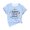 Light Blue, variant on YUANxueke Short Sleeve T-Shirts for Boys Girls, Cute Printed Crewneck T-Shirts, Back To School Casual Tops