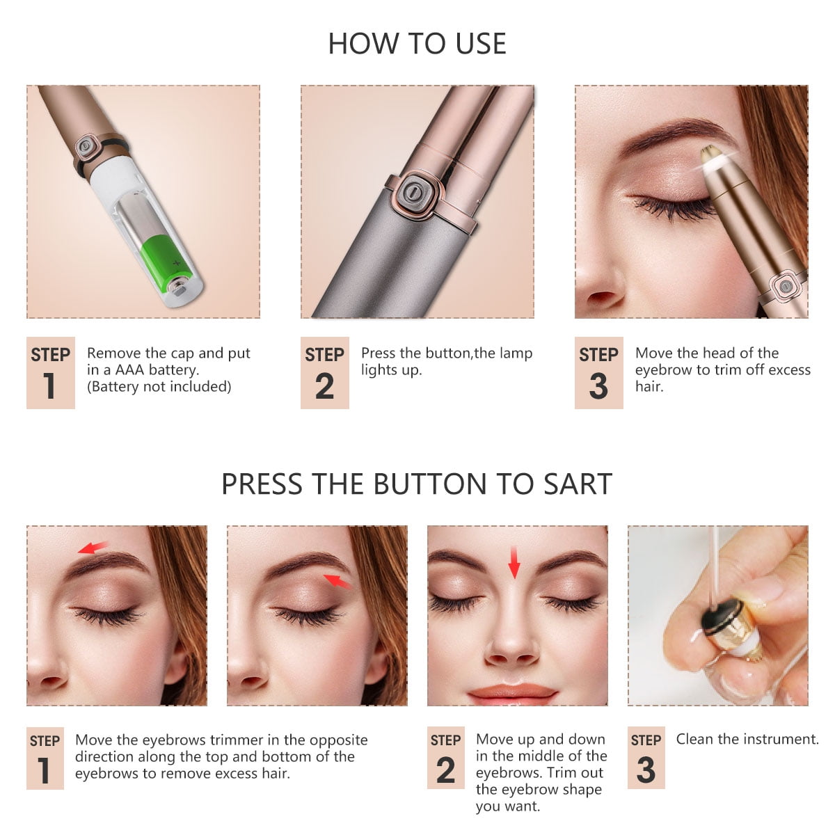 remove hair on top of nose