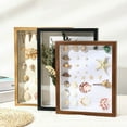 thumbnail image 2 of opvise Creative Hollow Dried Flower Plant Photo Frame Handmade DIY Display 3D Picture Frame Deep Large Shadow Box Display Case Ebony, 2 of 8