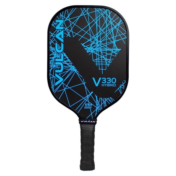 Vulcan V330 Hybrid Pickleball Paddle (Electric Blue Lazer)