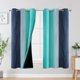 thumbnail image 1 of Cortinas Blackout Estelar Textiler Verde Azulado/Azul Marino 107x160 cm, 1 of 9