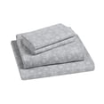 thumbnail image 3 of VCNY Home Fair Isle 4-Piece Grey Cotton Flannel Bed Sheet Set, King - Deep Pocket, 3 of 6