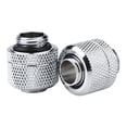 thumbnail image 4 of 2PCS Computer Water Cooling Fitting, Brass Compact Two Touch G1/4 Thread Flexible Tube Connector, 4 of 7