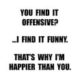 thumbnail image 2 of CafePress - Offensive Happy Travel Mug - Insulated Stainless Steel Travel Tumbler 20 oz., 2 of 3
