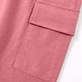 thumbnail image 7 of Girls Athletic Shorts Comfortable Pink Shorts Elastic Waist Uniform Pants for Girls 6-7 Years, 7 of 7