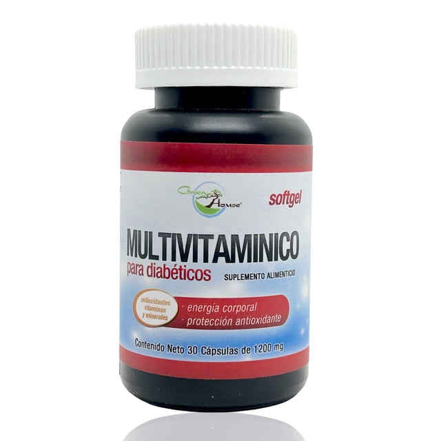 Multivitaminico Para Diabéticos Green House 30 Caps de 1200 Mg
