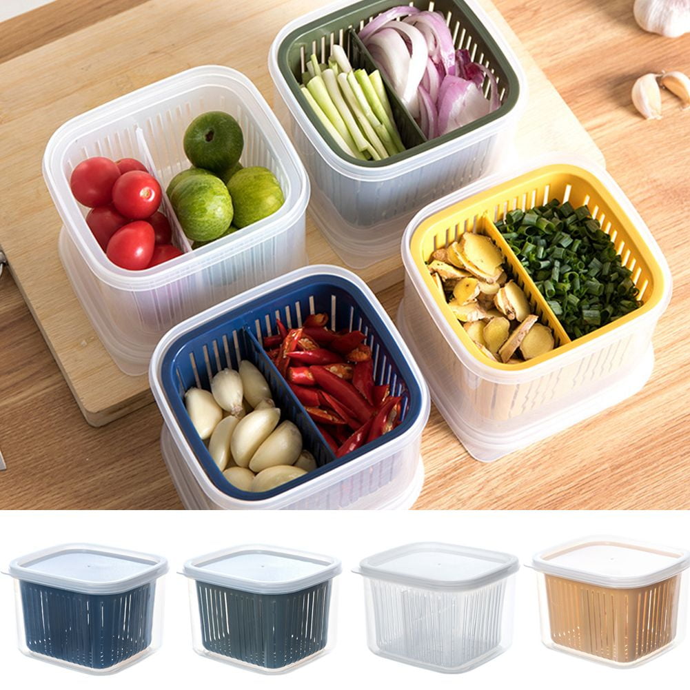 Cheers.US Produce saver storage containers Fresh Vegetable Fruit