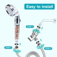 thumbnail image 6 of SUGIFT Hand Held Shower Head with Filter Beads 3 Settings Spray High-Pressure Shower Heads, 6 of 9
