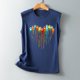 thumbnail image 5 of Tops casuales sexys de verano sin mangas para mujer Tops de chaleco sin mangas con estampado de cuello redondo regular Fridja  gh5069, 5 of 5