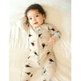 thumbnail image 2 of Leveret Baby Girls Footed Pajamas Sleeper 100% Cotton Kids & Toddler Pjs (3 Months-5 Toddler), 2 of 6