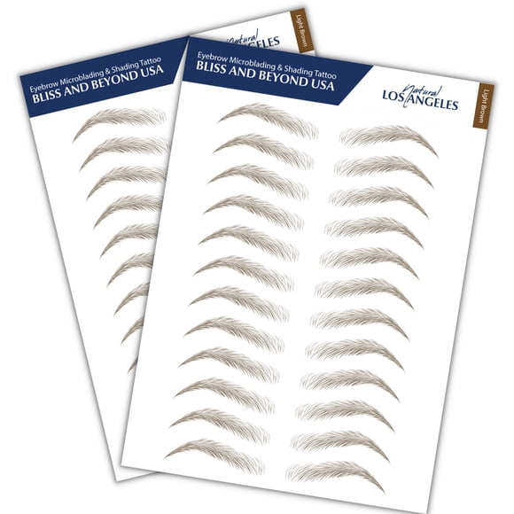 Pegatinas para tatuajes de cejas Bliss and Beyond USA Waterproof