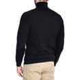 thumbnail image 2 of Arthur Black Men's Black Pullover Cotton Blend Turtleneck Sweater Shirt, 2 of 3
