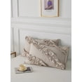 thumbnail image 3 of Move Over Taupe Ruffled Pillowcases King, Boho Chic Pillow Cover Set of 2, Washed Microfiber Ruffles Pillow Case, 3 of 6
