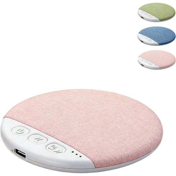 Bluetooth Pillow Speaker for Sleeping, Under Pillows Speaker for Sleeping, Mini Portable Under Pillow Speakers with White Noise Timer Wireless Sleep Aid (Pink)