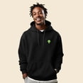 thumbnail image 4 of Dalix Alien Embroidered Fleece Zip Hoodie Cold Fall Winter Mens in Black 2XL XX-Large, 4 of 5