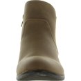 thumbnail image 2 of SUN STONE Womens Beige Comfort Breathable Non-Slip Abby Round Toe Block Heel Booties 5 M, 2 of 3