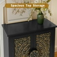 thumbnail image 6 of CBJCBJ 31.5" Kitchen Sideboard Buffet Cabinet with 2 Door Storage, Mid-Century Accent Cabinet for Living Room,Black, 6 of 6