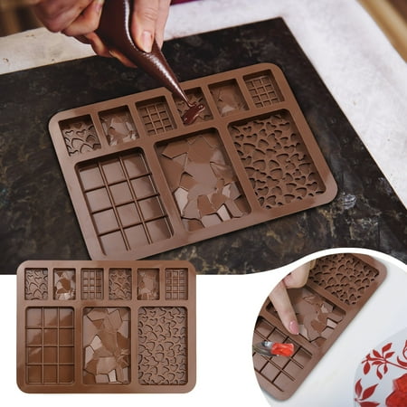 

Feiboyy Silicone NonStick Food Grade Silicone For Chocolate Candy Jelly Ice Cubes Dog Treats