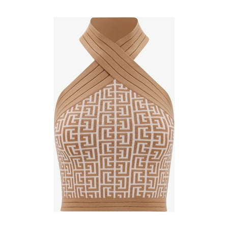 

BALMAIN TOP WOMAN Beige TOP