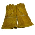 thumbnail image 3 of Guantes de soldadura DYNWAVEMX 14 pulgadas resistentes al calor para Mig Tig horno camping Estufa Chimenea, 3 of 8